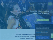 Tablet Screenshot of globalgamingexpo.com